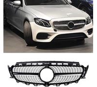 Grille Centrale pour Pare-Chocs Avant pour Benz E Class W213/C238 200 300 320 2016-2019 Couverture Maille Grille Phare Antibrouillard Décoration Grilles