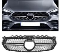 Grille Centrale pour Pare-Chocs Avant pour Benz W247 Classe B 2020-2022 B250 Couverture Maille Grille Phare Antibrouillard Décoration Grilles
