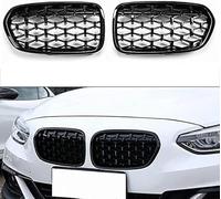Grille Centrale pour Pare-Chocs Avant pour BMW 1 Series F52 2016-2020 Couverture Maille Grille Phare Antibrouillard Décoration Grilles