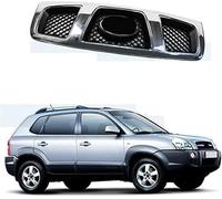 Grille Centrale pour Pare-Chocs Avant pour Hyundai Tucson JM 2005-2009 Couverture Maille Grille Phare Antibrouillard Décoration Grilles