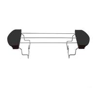 Grille chauffante multifonction pour grille-pain, pain et sandwichs dans votre cuisine (noir)