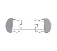Grille Chauffe-Pain Acier Inoxydable 26cm Anti-Brûlure(Grey)