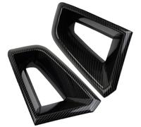Grille Chocs Centrale Avant Pour Chevy Pour Colorado 2023-2024 2 Pièces Garniture Couvercle Calandre Latérale Pare-chocs Avant Autocollant ABS Avant Grille Phares Antibrouillard