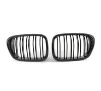 Grille Chocs Centrale Avant Pour E39 525 528 530 535 Pour M5 1997-2003 Grille Calandre Avant Centrale Noire Mate Large(Gloss Black 1)