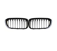 Grille Chocs Centrale Avant Pour Série 1 Pour F20 Pour F21 118i 120i 125i 2015-2019 Accessoires Calandre Course Grille Pare-chocs Avant Avant Grille Phares Antibrouillard(Single-Glossy Black)