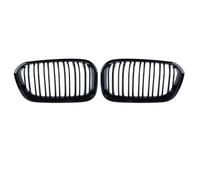 Grille Chocs Centrale Avant Pour Série 1 Pour F20 Pour F21 118i 120i 125i 2015-2019 Accessoires Calandre Course Grille Pare-chocs Avant Avant Grille Phares Antibrouillard(Double-Glossy Black)