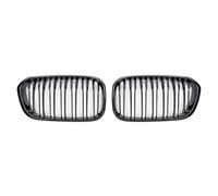 Grille Chocs Centrale Avant Pour Série 1 Pour F20 Pour F21 LCI 2015-2019 116i 118i 120i 125i Pour M140i 116d 118d 120d 125d Calandre Avant(Glossy Black)
