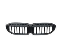 Grille Chocs Centrale Avant Pour Série 3 Pour G20 Pour G21 2019+ Calandre Avant Grille À Barre Unique Noire Brillante Avant Grille Phares Antibrouillard