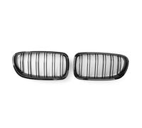 Grille Chocs Centrale Avant Pour Série 5 Pour F11 Pour F10 2010 2011 2012 2013 2014 2015 2016 Calandre Avant Noire Brillante À Double Lamelles