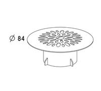 Grille cloche pour bonde de douche