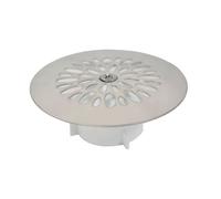 Grille cloche pour bonde receveur sortie verticale