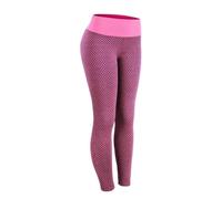 Grille collants pantalons de Yoga femmes sans couture taille haute Leggings respirant gf0228pnts02gf Rose M