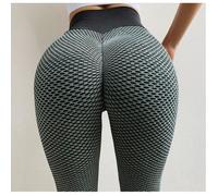 Grille collants pantalons de Yoga femmes sans couture taille haute Leggings respirant gf0228pnts02gf gris foncé M