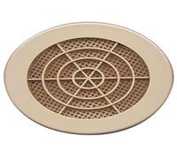 Grille Concentrique à clipser d.100mm Sable 24cm²