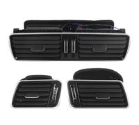 grille console avant LHD Console A/C Sortie D'air Conduit De Ventilation Assy Grille 3AD819728A 3AD819701A Compatible Avec VW Pour Passat B6 2006 2007 2008 2009 2010 2011(1Set LHD)
