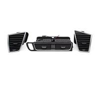 grille console avant LHD Ensemble Grille Sortie Ventilation AC Tableau Bord Avant Voiture Milieu Gauche Droite 8R1820951 Compatible Avec Q5 2009-2014 2015 2016 2017 2018(LHD-3PCS SET)
