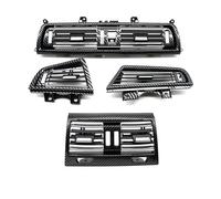 Grille consoleavant pour BMW Série 5 F10 F11 F18 Grille Ventilation Climatiseur Avant Gauche Droite Arrière Grille d'aération Avant AC(LHD 4PCS-C)