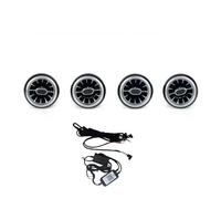 Grille consoleavant Pour Ford Pour Mondeo Voiture LED Tableau De Bord Avant AC Climatisation Sortie D'aération(Black frame)