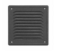ADGOGrille d'aération rectangulaire 14x14 cm - Grille extérieure - Vétiver métallique - Grillage pour moustiquaire - Grille murale en filet