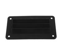 Grille D’aération à Persiennes Noire en Nylon pour Bateau et Camping-car | Panneau Rectangulaire avec Quatre Vis, Écran Anti-débris, Circulation Améliorée, Montage Mural, Accessoire Marin Pratique