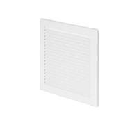 Grille d’aération blanche 200 x 200 mm