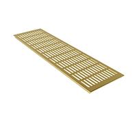 Grille d’aération MS Beschläge ® - En aluminium - À encastrer - Grille de radiateur - 150 mm x 200 mm - Différentes couleurs (doré anodisé - F3)