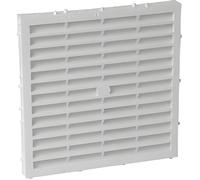 Nicoll - Grille d aeration speciale facade a sceller a combinaison carree blanc m164