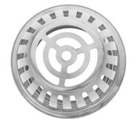Grille D’égout Ronde en Acier Inoxydable Argentée pour Terrasse