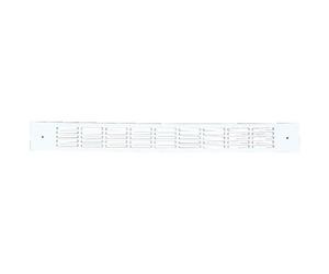 Grille d’entrée d’air acoustique alu double plate - type 488 - blanc - 375mm RENSON