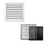 Grille d'accès en Aluminium ventilée avec Couvercle de volet de Reprise d'air pour l'inspection des plafonds et des Murs, 80 x 25 cm (31,5 x 9,8 Pouces). Idéale pour la Maintenance des Tuyau