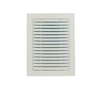 GRILLE D'ACCESS PANNEAU AVEC FILTRE A POUSSIERE 400X400 PLASTIQUE