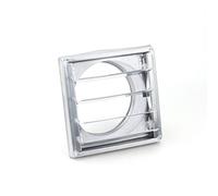 Grille d'aération à gaz en acier inoxydable, 1 pièce, for montage mural et au plafond - Couvercle de ventilation for salle de bain, cuisine et bureau(100mm)