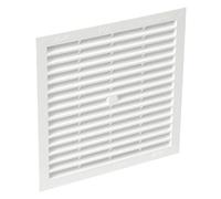 grille d'aération - a visser ou à coller - classique - carrée simple - nicoll 1b214