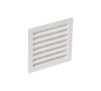 grille d'aération - a visser ou à coller - classique - carrée simple - nicoll 1b64