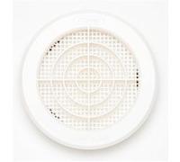 Grille d'aération - Ø 12,1cm - PVC - Salle de bains - Permanent