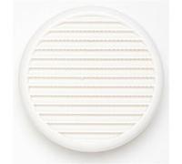 Grille d'aération abs naturel Diam.13.5 cm