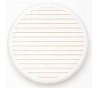 Grille d'aération ABS à clipser avec moustiquaire D12,5-16 cm