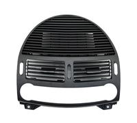 Grille D'aération AC Grille de ventilation centrale avant, panneau de sortie, couvercle de haut-parleur, pour Benz W211 2003 - 2008, 21183000547241(Black-Central)