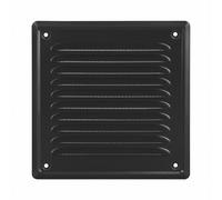 Grille d'aération - Grille aeration rectangulaire 14x14 cm - Grille aeration exterieur - Grille ventilation - Vétiver métallique - a Grillage pour moustiquaire - Grille murale en filet