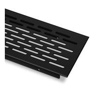 Grille d'aération Aération de porte Grille de ventilation Ovale - Noir - 900 mm de SOTECH