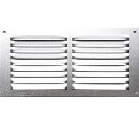 Grille d'aération aluminium anodisé, L.10 x l.20 cm G