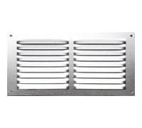 Grille d'aération aluminium anodisé, L.10 x l.20 cm G