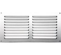 Grille d'aération aluminium anodisé, L.15 x l.30 cm