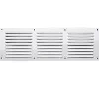 Grille d'aération aluminium laqué, L.10 x l.30 cm G