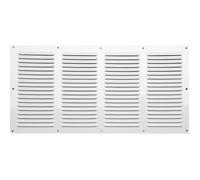 Grille d'aération aluminium laqué L.20 x l.40 cm