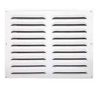 Grille d'aération aluminium laqué, L.40 x l.50 cm G