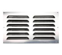 Grille d'aération aluminium naturel, L.30 x l.50 cm G