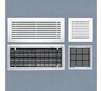 Grille D'aération Amovible Mur, Plafond Avec Écran Rectangulaire, Grille D'aération, Plaque De Protection À Rabat Ouvrant, Trappe De Grenier, Pour Cuisine/Bureau/Maison(22x14in-55x35cm)