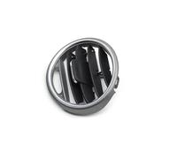 Grille D'aération Avant AC Pour Boxster Pour Cayman 987 2006-2012 987552131 Intérieur Voiture Tableau Bord Avant Climatiseur Grille D'aération Panneau Sortie(Gray with chrome)