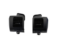 Grille d'aération avant AC Pour Toyota Pour Land Pour Cruiser Prado LC120 2003-2009 Grille D'aération Pour Climatisation Cadre Décoratif Argenté Grille consoleavant(Le noir)